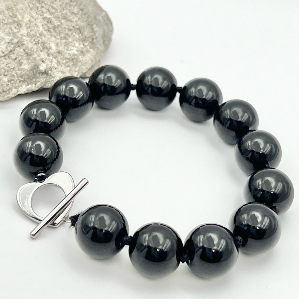 BLACK AGATE BRACELET